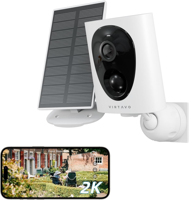 Cámara VIRTAVO WiFi Exterior Solar