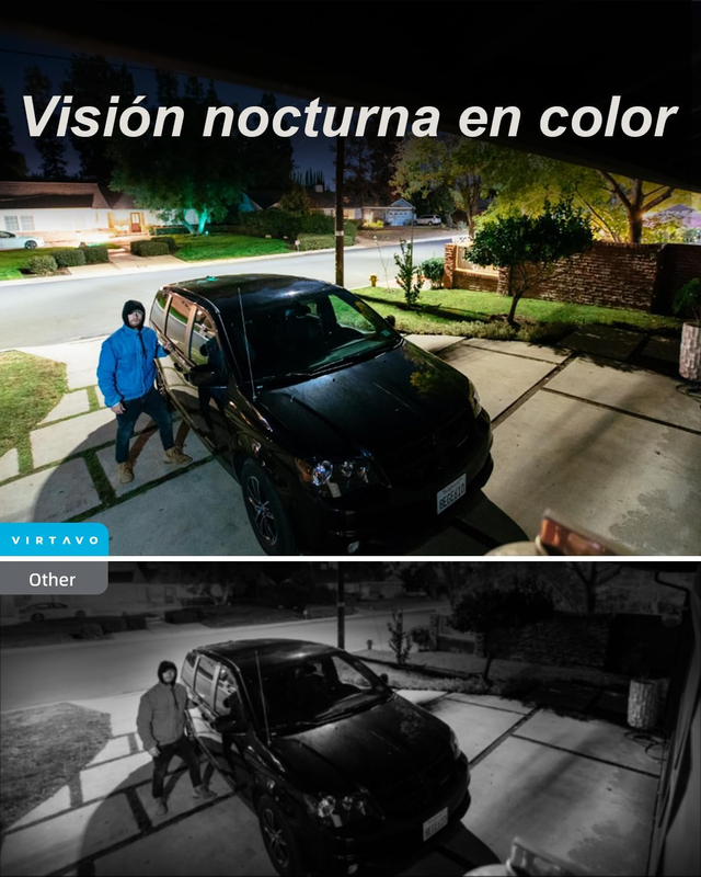 Cámara VIRTAVO WiFi Exterior Solar