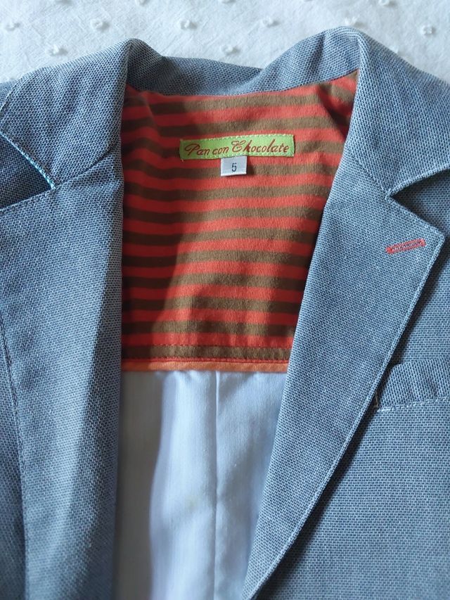 Traje niño 5 años - americana y pantalón corto