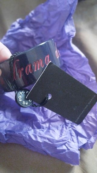 Pulsera Purificación García - Negra