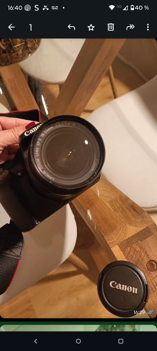 Cámara Canon EOS 1000D