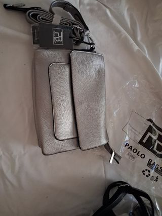 Tracolla Paolo Bags argento