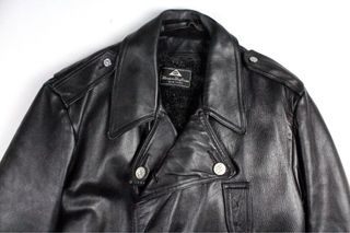 Chaqueta Cuero State Trooper New Jersey Policia 42