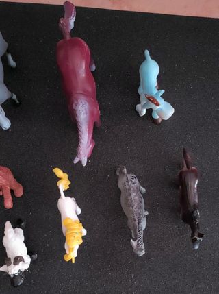 17 Figurine Animali fattoria