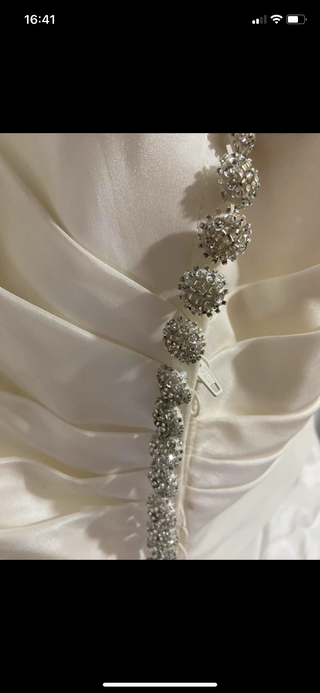 Vestido novia talla 36 pedrería