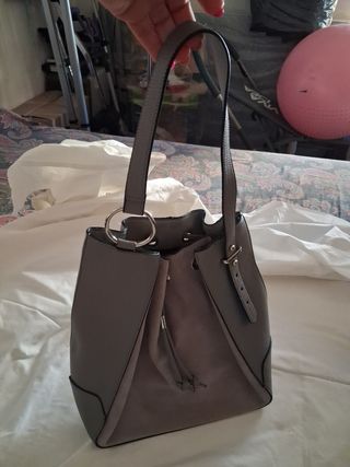 Borsetta elegante grigia donna