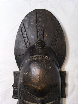 Máscara africana tribal Baulé