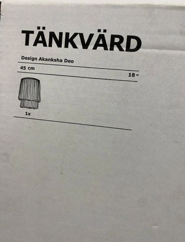 Lámpara TÄNKVÄRD IKEA - 45cm