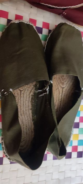 Alpargatas hombre n°46 - 3 pares
IMPECABLES 
