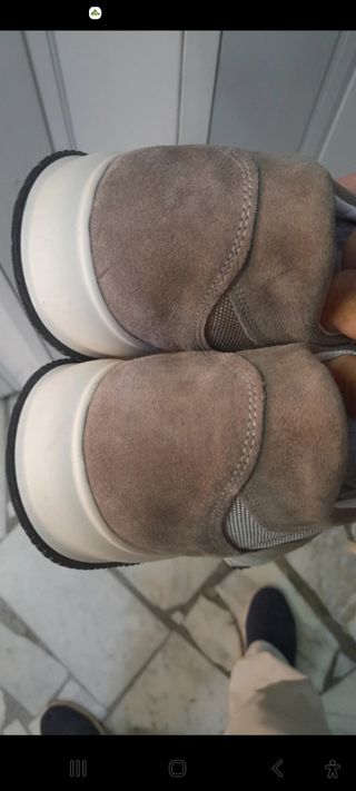 Okan King Scarpe Sportive Pelle Beige/Grigio N°44