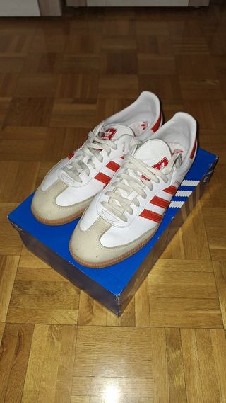 Adidas Samba OG Blancas/Rojas 44.5