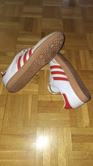 Adidas Samba OG Blancas/Rojas 44.5