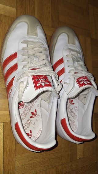 Adidas Samba OG Blancas/Rojas 44.5