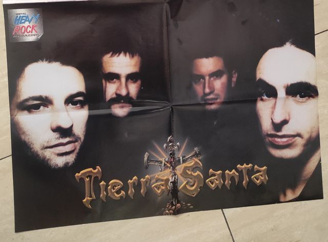 Posters "Tierra Santa,"Cradle of Filth y Blink 182