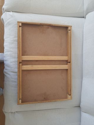 Bandeja plegable madera