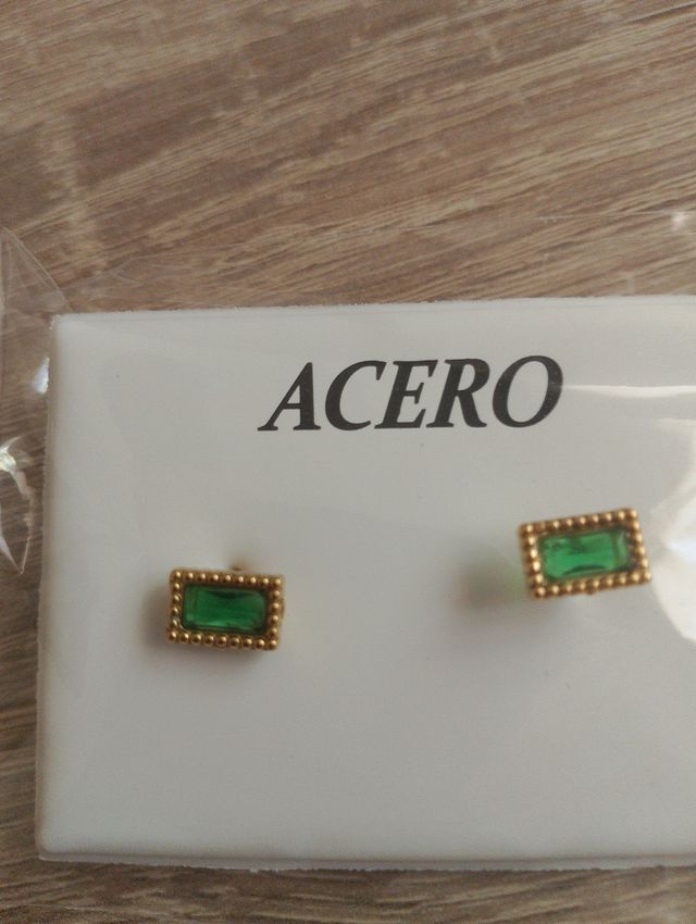 LOTE Pendientes acero Moyra - 5 pares