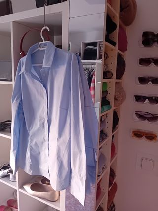 Camisa Mango azul - Talla L