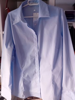 Camisa Mango azul - Talla L