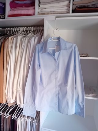 Camisa Mango azul - Talla L