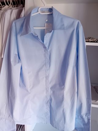 Camisa Mango azul - Talla L