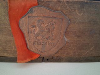 CAJA DE MADERA BOTELLERO CINZANO