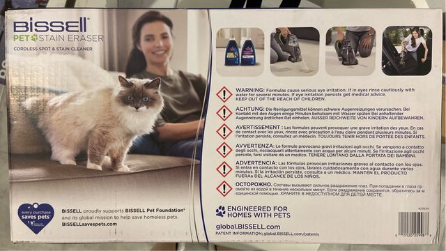 Aspirador/limpiador de tapicerías portatil