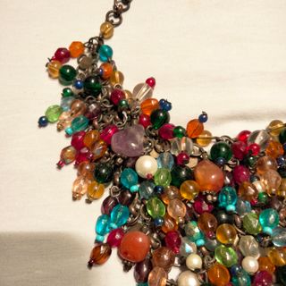 Collar multicolor abalorios