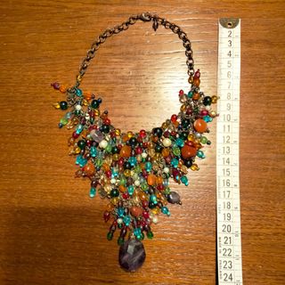 Collar multicolor abalorios