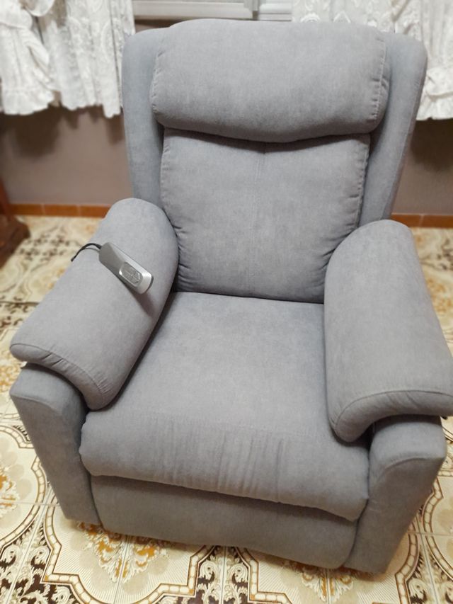 Sillón Relax Eléctrico Gris