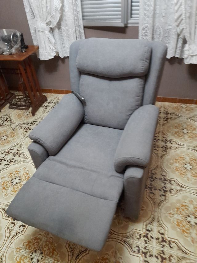 Sillón Relax Eléctrico Gris