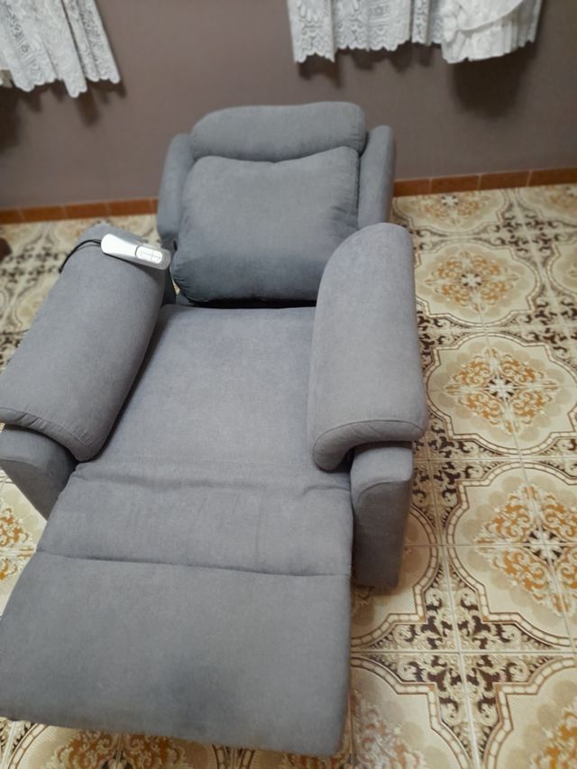 Sillón Relax Eléctrico Gris