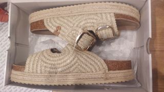 Sandalias Refresh beige