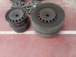 Neumáticos invierno + llantas para GOLF 4