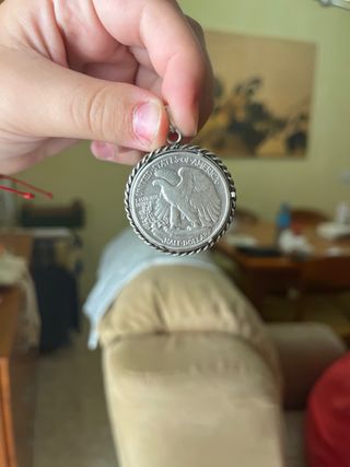 Medallón medio dólar Libertad
