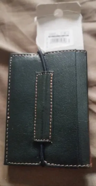 Billeteras Springfield Piel Negra y Roja/Marrón