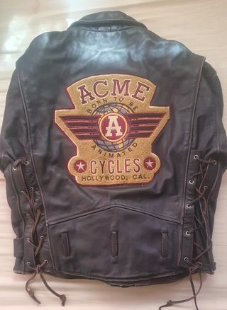 Chaqueta cuero Acme Cycles vintage