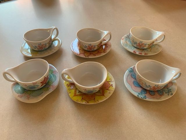 Juego 6 tazas café Gato Preto