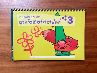 Cuaderno de grafomotricidad 3. EDELVIVES Infantil.