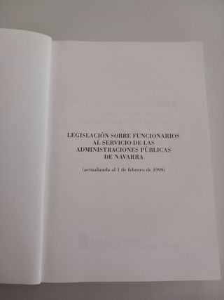 Legislación Sobre Funcionarios Al Servicio De L...