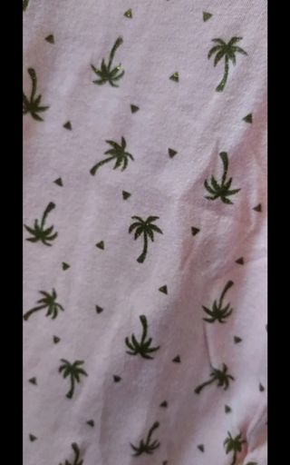 Canotta bimba H&M palme rosa 4-6 anni