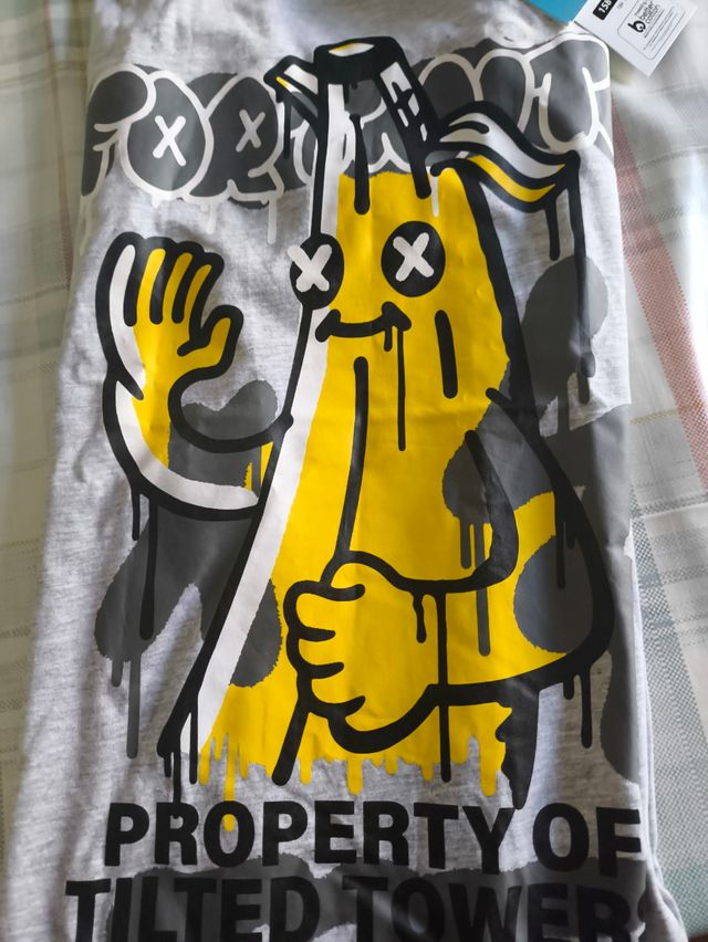 Camiseta Fortnite Gris - Talla M