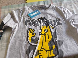 Camiseta Fortnite Gris - Talla M