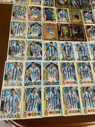 74 cromos Malaga CF sin repetir Adrenalyn