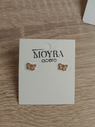 LOTE Pendientes infantiles MOYRA - Acero