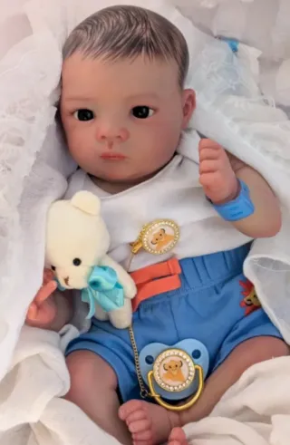 Bebé Reborn de vinilo Niño