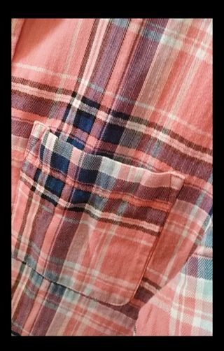 Camicia a quadri rosa bimbo 11-12 anni
