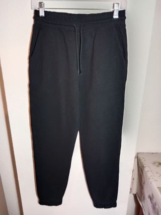 Pantalón chándal Decathlon negro