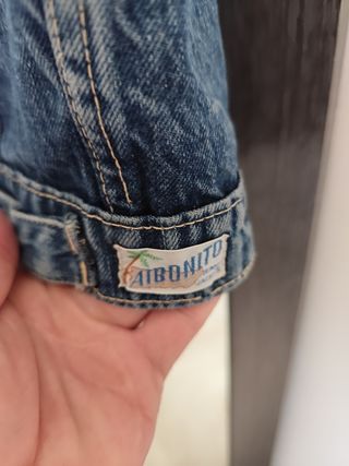 Chaqueta vaquera sin mangas vintage