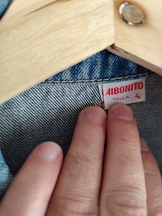 Chaqueta vaquera sin mangas vintage