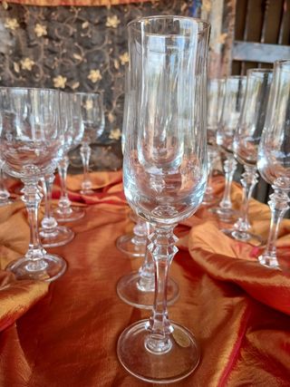 31 Bicchieri Cristallo Trasparenti